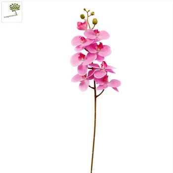 Nyolcfejű Phalaenopsis művirág, állványos dekoráció esküvők, szállodák és otthoni dekorációhoz