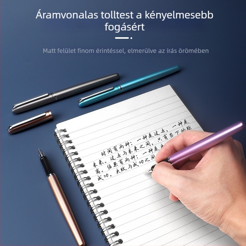 Baoke Shangcai fém toll konverteres tinta rendszerrel, logó nyomtatva, ajándékdobozos készlet PM179