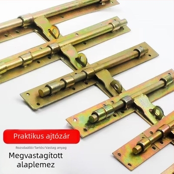 Kovácsolt vas ajtózár hegesztett csappal, régi stílus, bal- és jobbnyitás