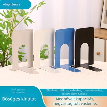 Irodai stílusú fém könyvtartók iskolák és könyvtárak számára