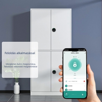 Érintőképernyős jelszavas intelligens zár elektromos fiókokhoz, postaládákhoz, irattartó szekrényekhez, garderobajtókhoz, edzőtermi szekrényekhez és otthoni könyvespolcokhoz