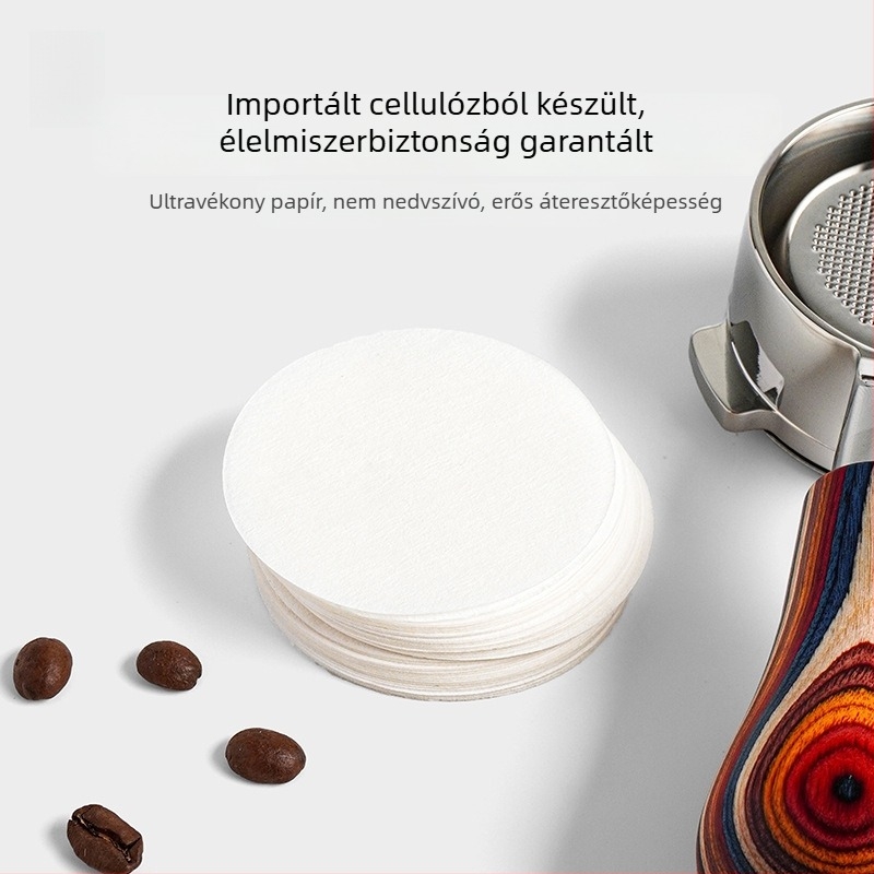 Kerek kávéfilterpapír, 58 mm-es eszpresszó géphez