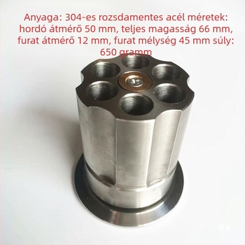 304 rozsdamentes acélból készült forgó tolltartó, csapággyal – többfunkciós asztali rendező