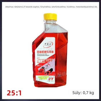 Kétütemű és négyütemű motorolaj kerti gépekhez (fűnyíró, sövénynyíró, permetező, bozótvágó) 1L