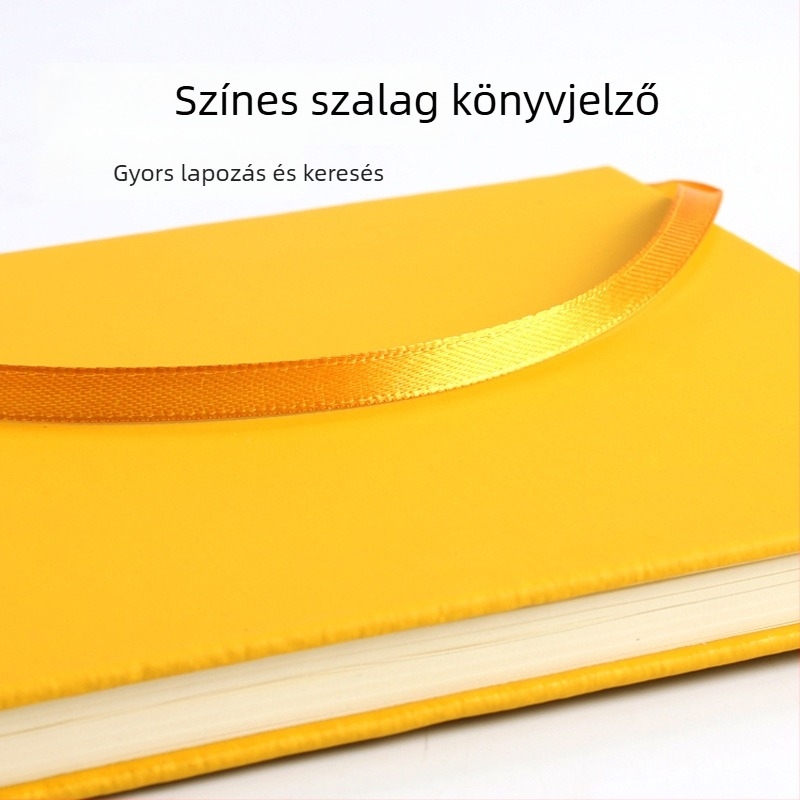 Bőrhatású notesz pánttal és logó opcióval, puha műbőr borító, vastagabb a tanuláshoz, egyszerű jegyzetek egyetemistáknak