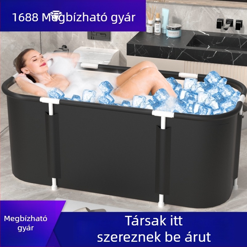 Összecsukható, felfújható jégfürdő kád felnőtteknek, hordozható sportolók számára