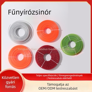 Tartós, fogazott nylon zsinór fűkasza fejhez, univerzális