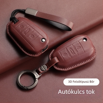 Peugeot 408 kulcstartó tok, kompatibilis a 3008, 508, 4008, 2008 és 5008 modelljeivel – védő kulcstartó