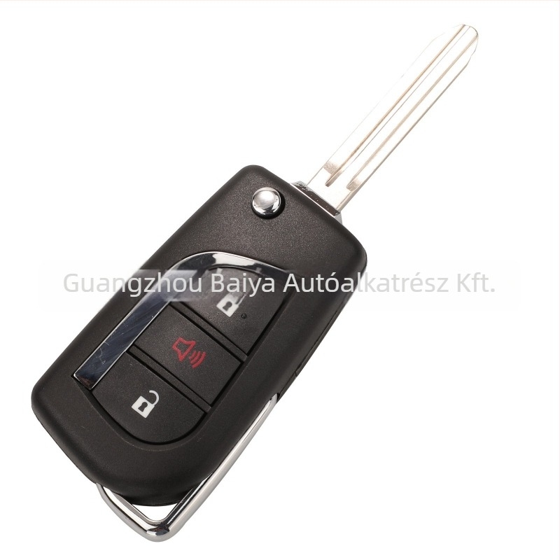 Toyota távirányítós összecsukható kulcstok Camry, Highlander, Reiz és Corolla modellekhez (2-gombos/3-gombos)