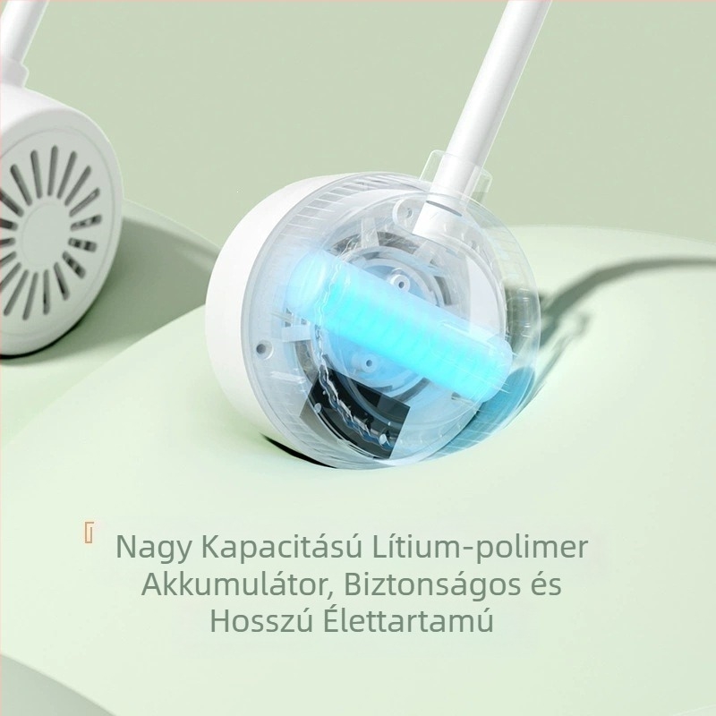Összecsukható nyakventilátor, hordozható kültéri elektromos ventilátor, csendes, lapát nélküli mini ventilátor