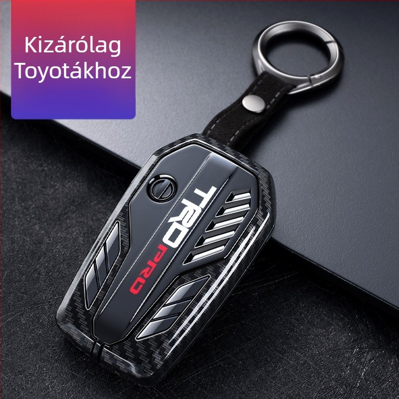 Toyota kulcstartó tok Camry, Prado, Levin, Highlander, RAV4, Sienna és Avalon modellhez — cinkötvözet