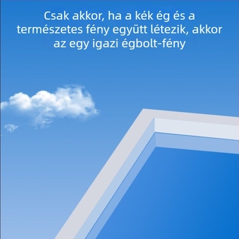 Beépített mennyezeti Sky Light lámpa konyha és fürdőszoba számára, kék égbolt fény