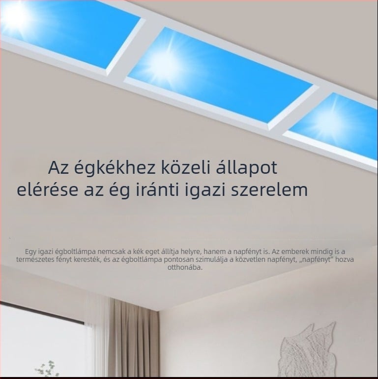 Beépített mennyezeti Sky Light lámpa konyha és fürdőszoba számára, kék égbolt fény