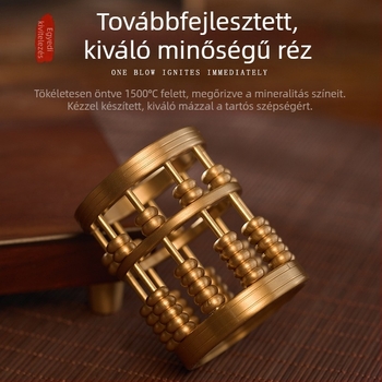 Dinghao sárgaréz abakusz tolltartó – kreatív irodai és otthoni dekoráció kínai stílusban