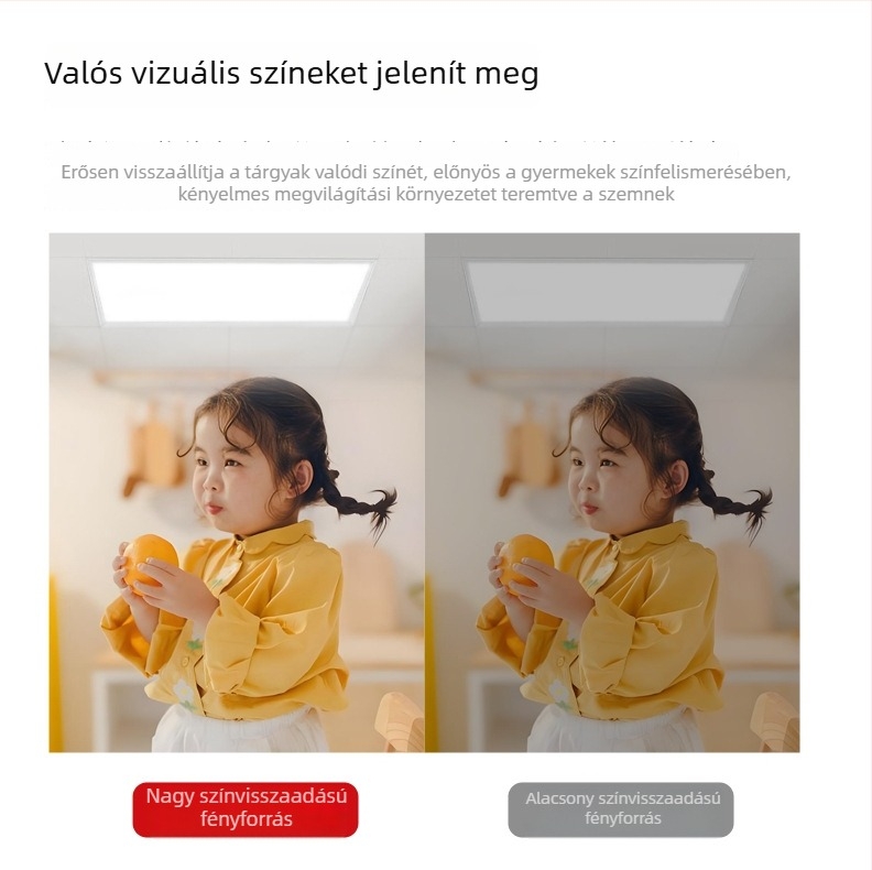 Konyhai LED panel lámpa 300×600, beépített mennyezeti panel világítás fürdőszobához, alumínium ház, nem dimmelhető
