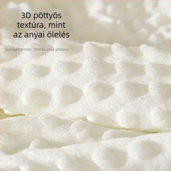 100% pamutból készült újszülött csomagoló kendő pöttyös mintával, négy évszakos használatra