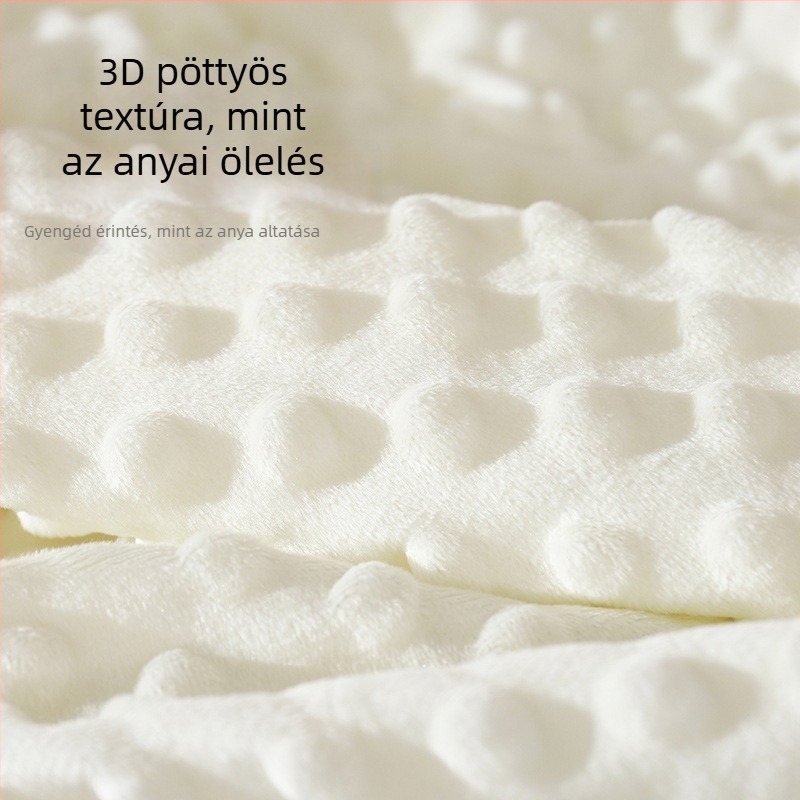 100% pamutból készült újszülött csomagoló kendő pöttyös mintával, négy évszakos használatra