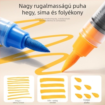 Jiyu Törölhető üveggraffiti toll – dupla végű akril krétatoll üvegfelületekre, ajtókra, kerámikára és tükrökre