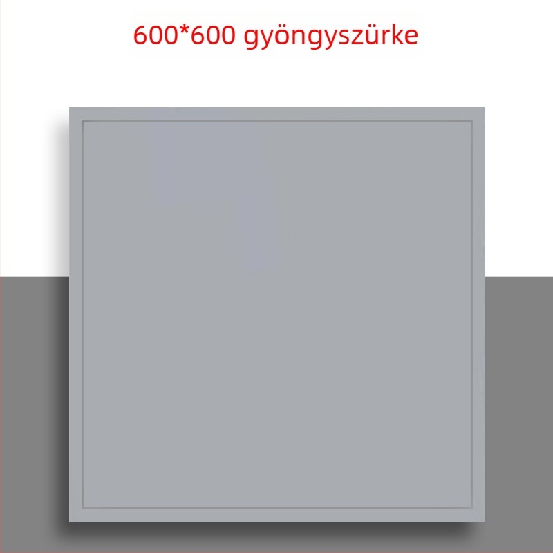 600x600 alumínium mennyezetpanel perforált mikrolyukakkal, integrált mennyezethez, irodák, iskolák és gyárak számára