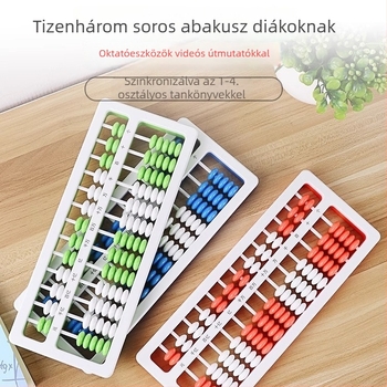 Learning abakusz általános iskolások számára, 15 soros számláló eszköz 1–4. osztályos tanulóknak