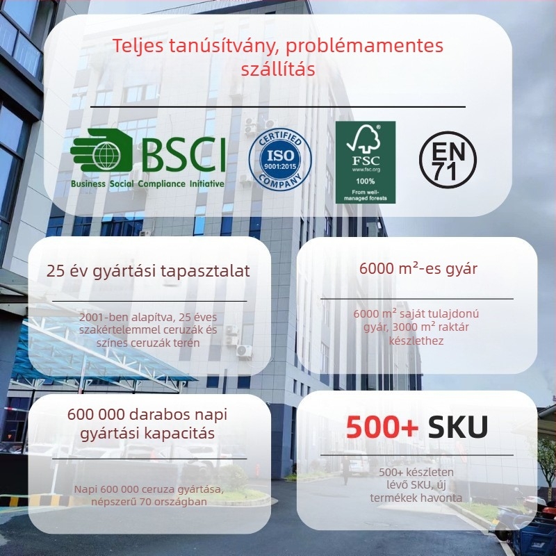 Olaj alapú színes ceruza készlet gyerekeknek, általános iskolás diákok számára, hengertartó csomagolás, több színű, aranyos rajzfilm dizájn