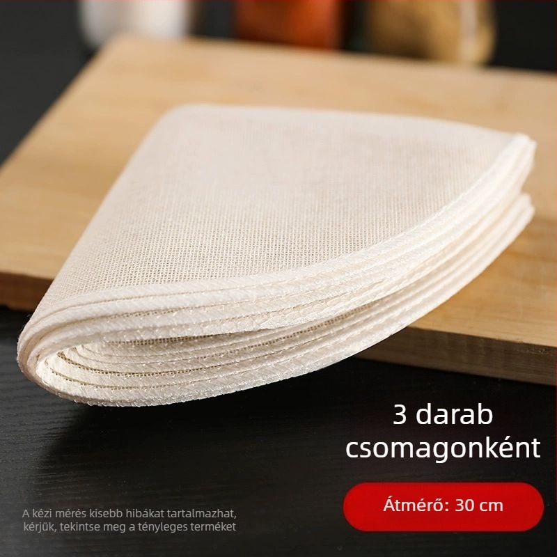 Nem tapadó gőzölő kendő otthoni használatra, 100% pamutból, vastított, gőzöléshez kenyérgombócokhoz, gőzölő matrac
