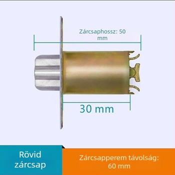 Gömb alakú zárnyelv és tartozékok belső fa ajtókhoz, gömb zár mag