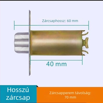 Gömb alakú zárnyelv és tartozékok belső fa ajtókhoz, gömb zár mag