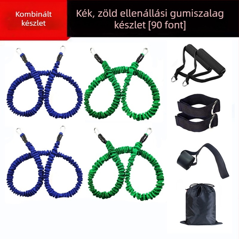 11-darabos ellenálláserősítő szalagok mellkas- és hátedzéshez