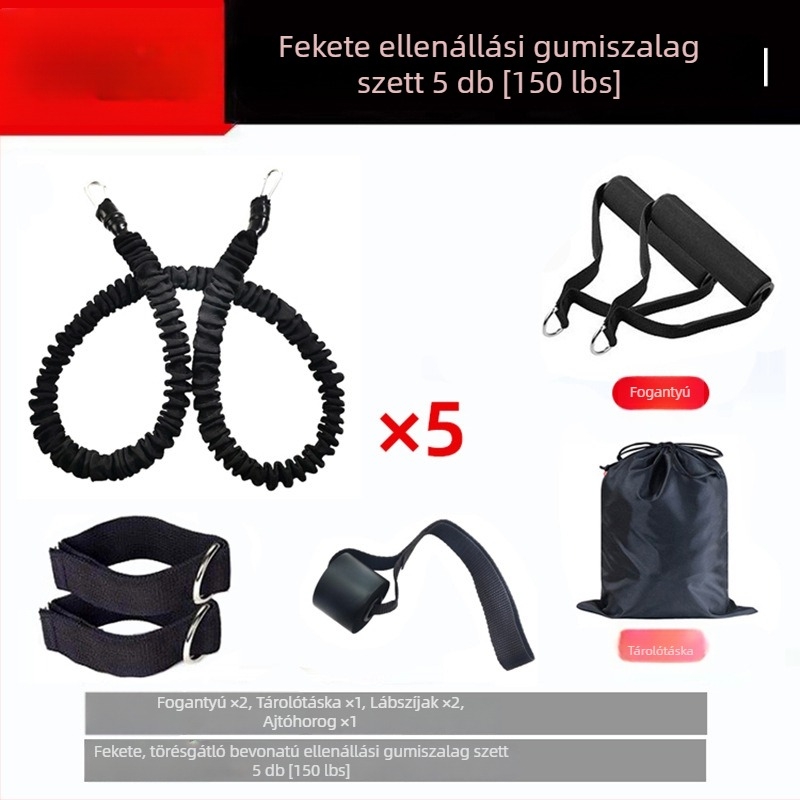 11-darabos ellenálláserősítő szalagok mellkas- és hátedzéshez