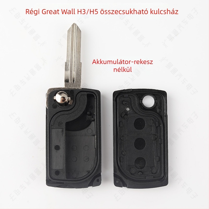 Összecsukható kulcs tokja a régi Great Wall Harvard H5 és H3 modellekhez, 3‑gombos távirányító