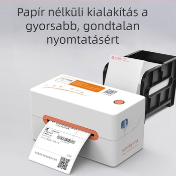 KM202MD termikus címkenyomtató vonalkódokhoz és öntapadós címkékhez — USB, 200dpi, 225mm/s