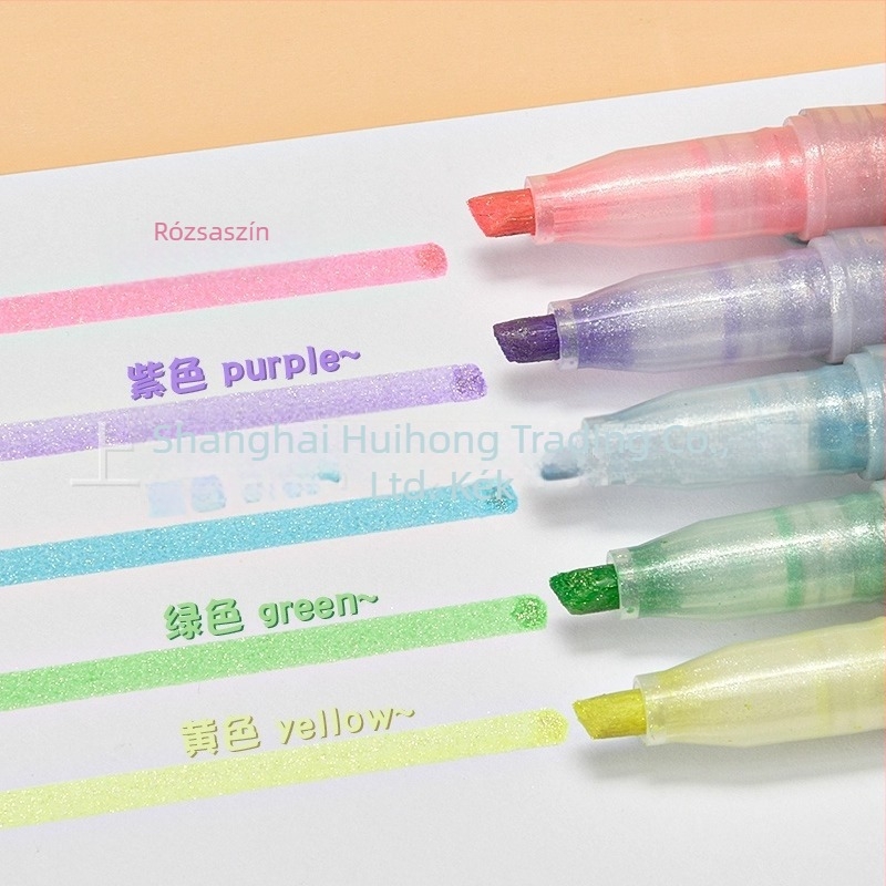 ZEBRA WKS18 fluoreszkáló toll – gyöngyházfényű, csillagos ég Kirarich csillogó szín