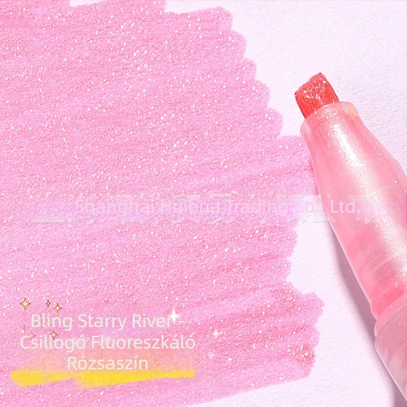 ZEBRA WKS18 fluoreszkáló toll – gyöngyházfényű, csillagos ég Kirarich csillogó szín