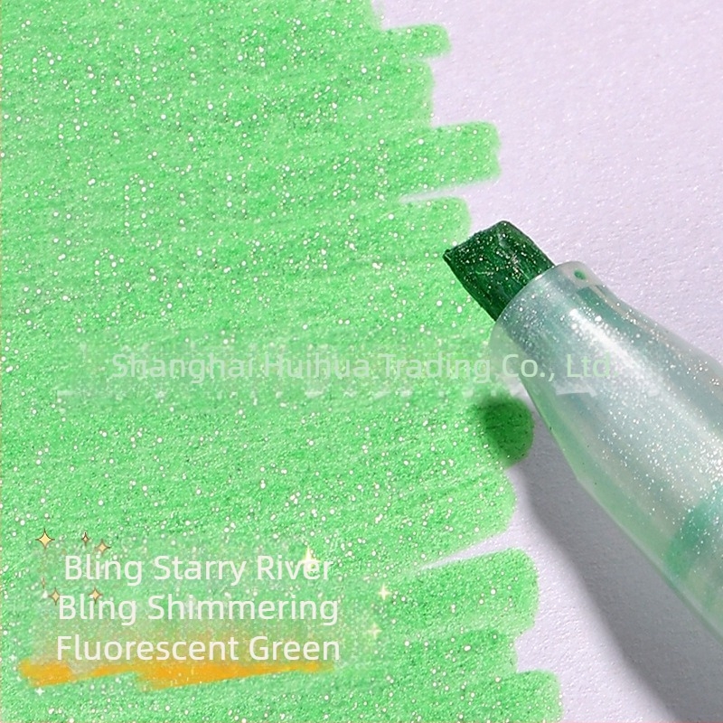 ZEBRA WKS18 fluoreszkáló toll – gyöngyházfényű, csillagos ég Kirarich csillogó szín