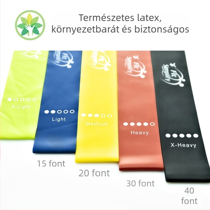 Jógaöv elasztikus ellenállás szalaggal a csípőemelésért és a farizmok tónusáért, guggolóöv férfiak és nők számára, ellenállásgyűrű és nyújtó szalag