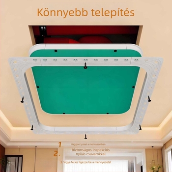 ABS rejtett, kerek sarokú ellenőrző nyílás mennyezeti gipszkartonhoz