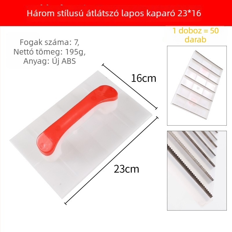 7‑fogú sík planer eszköz falak felületkiegyenlítéséhez