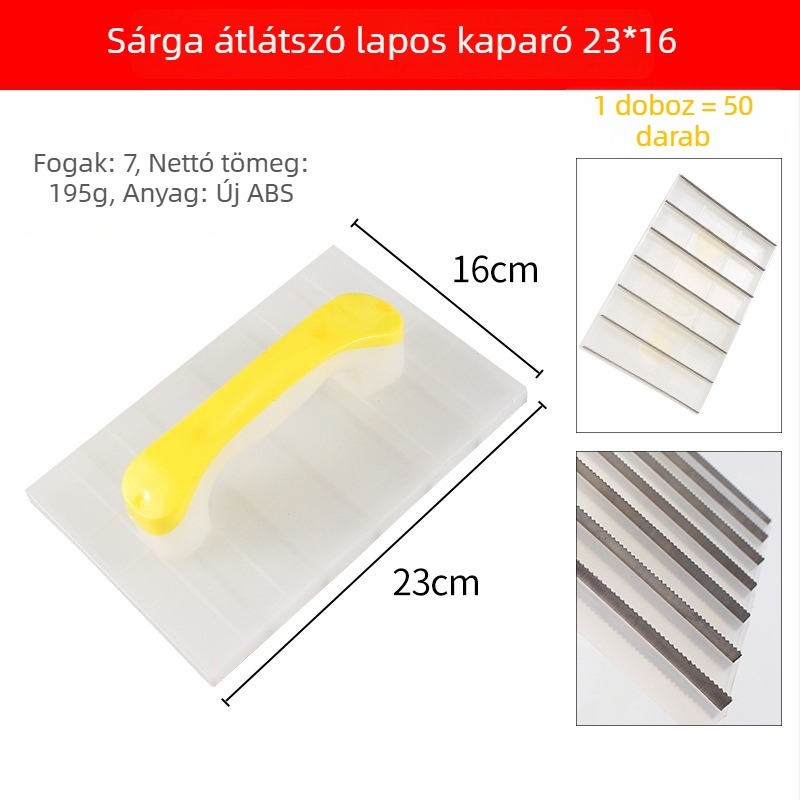 7‑fogú sík planer eszköz falak felületkiegyenlítéséhez