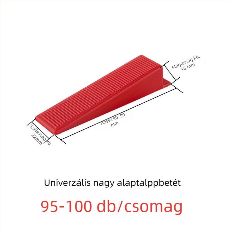 Műanyag ékek és eszköz a csempék szintbeállításához, távtartó
