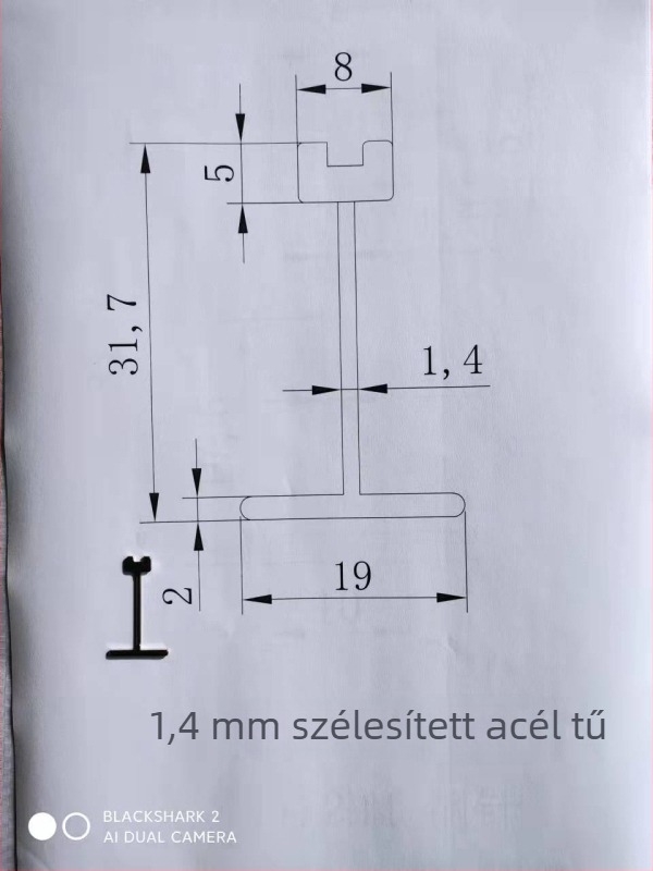 Mingrui Cserélhető acéltűvel ellátott csempekiegyenlítő eszköz, teljes tartomány 0,5–2,0 mm, rövid változat, hosszabb és szélesebb tűk padlólapokhoz