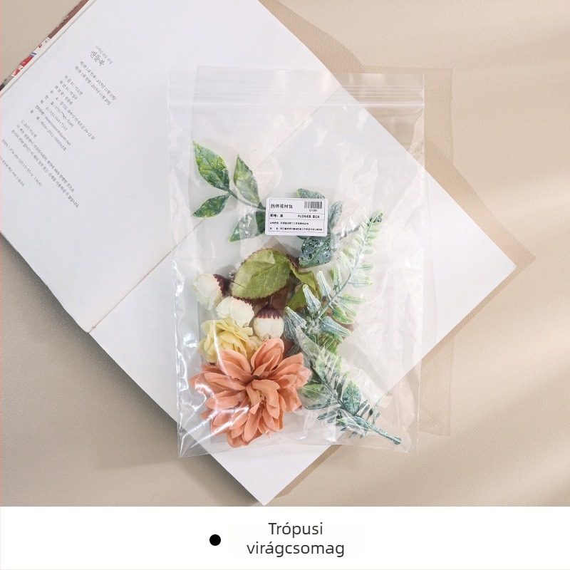 DIY selyem virágkészlet — Rosa, Hydrangea, Peonia; falidekorhoz, kalapdíszhez és ajándékdoboz díszítéséhez