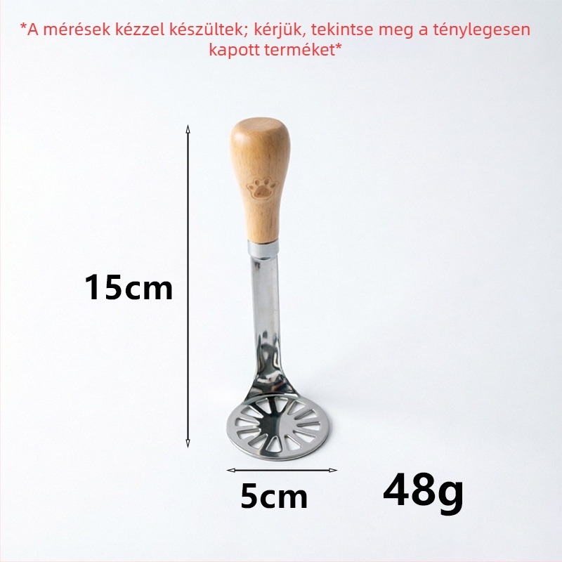 Rozsdamentes acélból készült bébiételek törője burgonyapüréhez és avokádóhoz