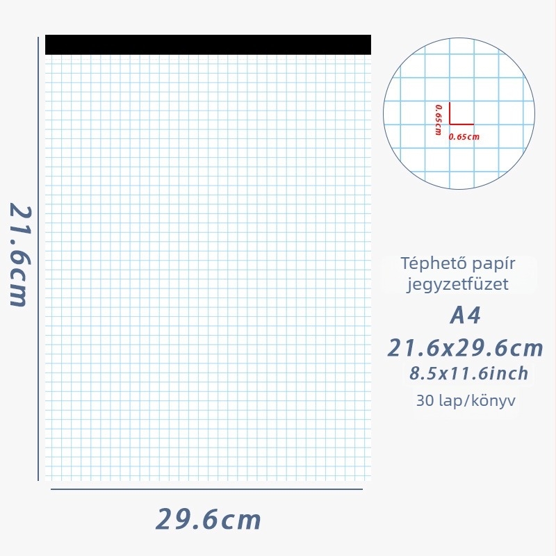 A5-ös téphető oldalakkal ellátott vonalas notesz, hordozható jegyzetfüzet
