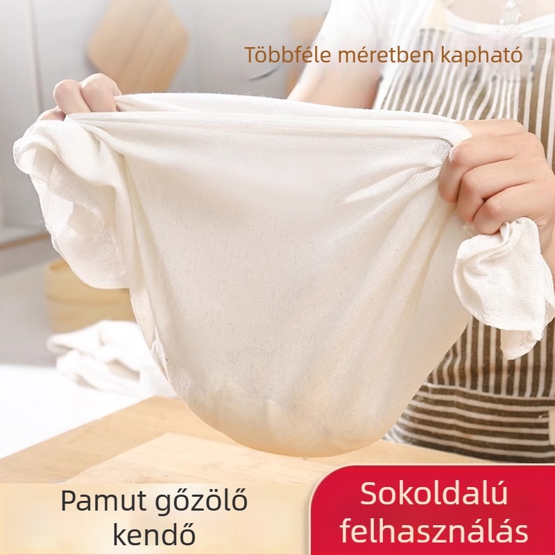 100% pamut tofu kendő, konyhai gőzölő kendő, szója tej gőzölő kendő, speciális kendő, géz szűrő kendő