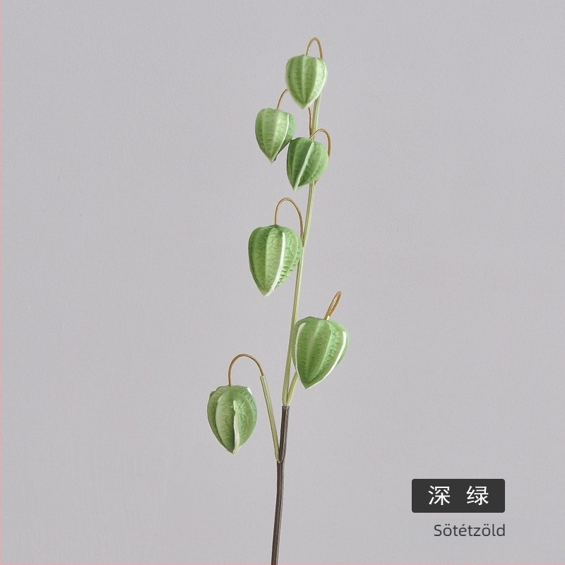 PU lámpás gyümölcsök, piros dekoráció otthonra és esküvőre