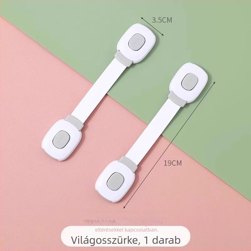 Gyermekbiztonsági zár fiókokhoz és ajtókhoz — megakadályozza a nyitást és a csípődést