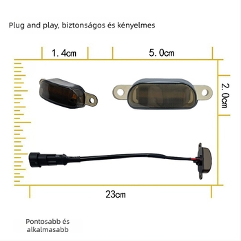 Ambersárga LED nappali világítású grill off-road járművekhez, univerzális pickupok és sedanok számára