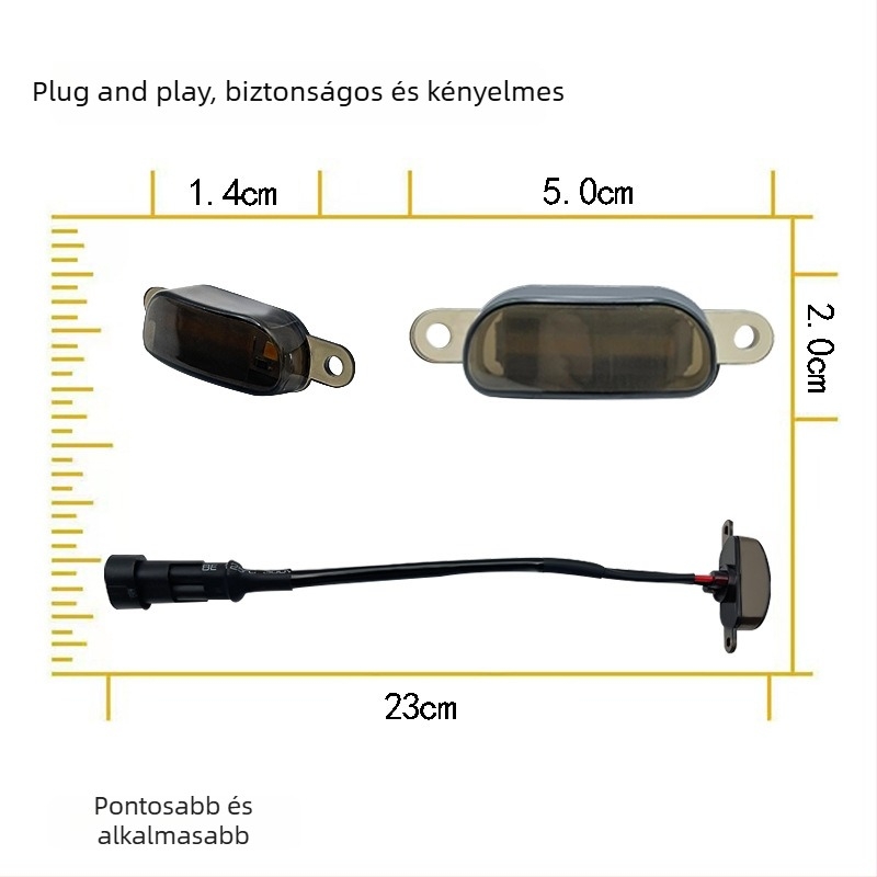 Ambersárga LED nappali világítású grill off-road járművekhez, univerzális pickupok és sedanok számára