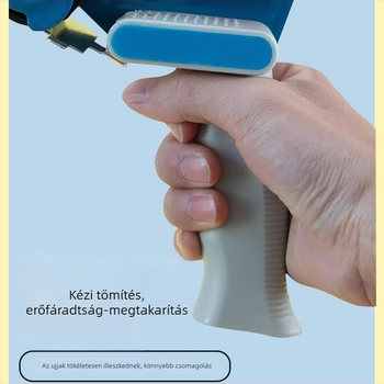 Kézi doboz-záró ragasztószalagvágó, fémszerkezet, 60 mm szélességig